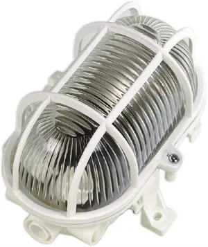 Gelia 110010201 Gallerarmatur oval, 60W, IP44 Svart