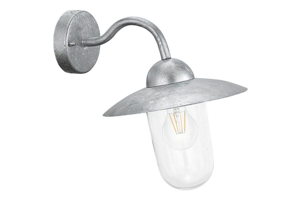 Vägglampa Utebelysning Eglo Milton Zink