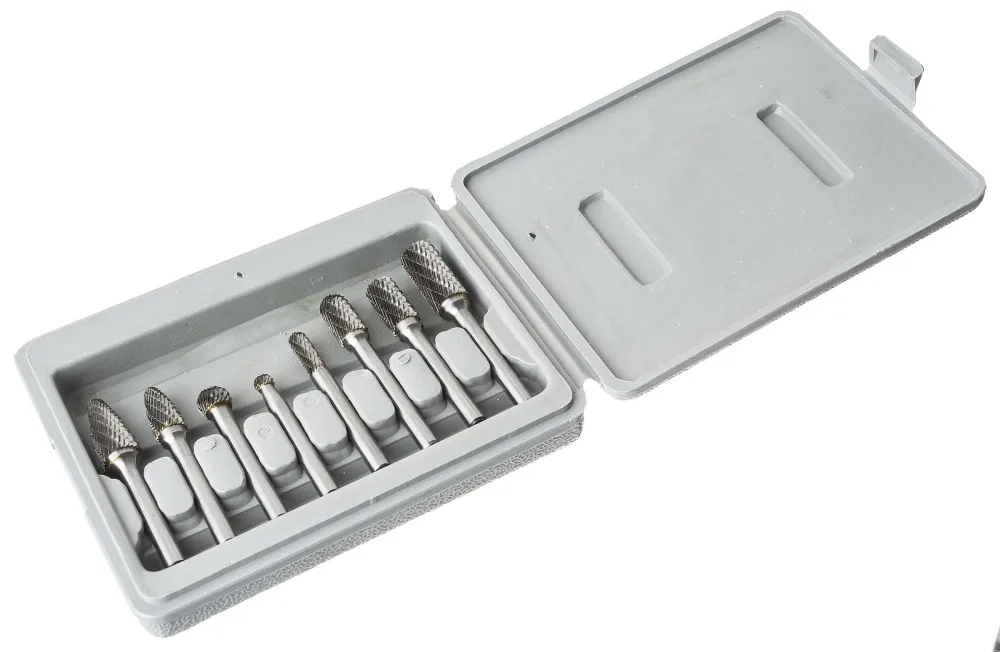 PELA 492790 Hårdmetallfil sats, 8 delar