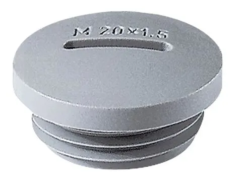 Rutab 1476576 Avslutningspropp grå, halogenfri M40