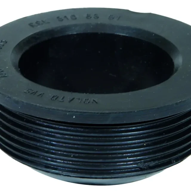 Purus 3106391 Gumminippel 73/50 mm, svart