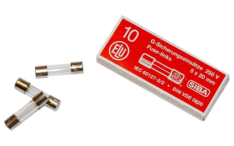 SIBA 7000135.0,8 Finsäkring 5x20 mm, trög, 10-pack 800 mA