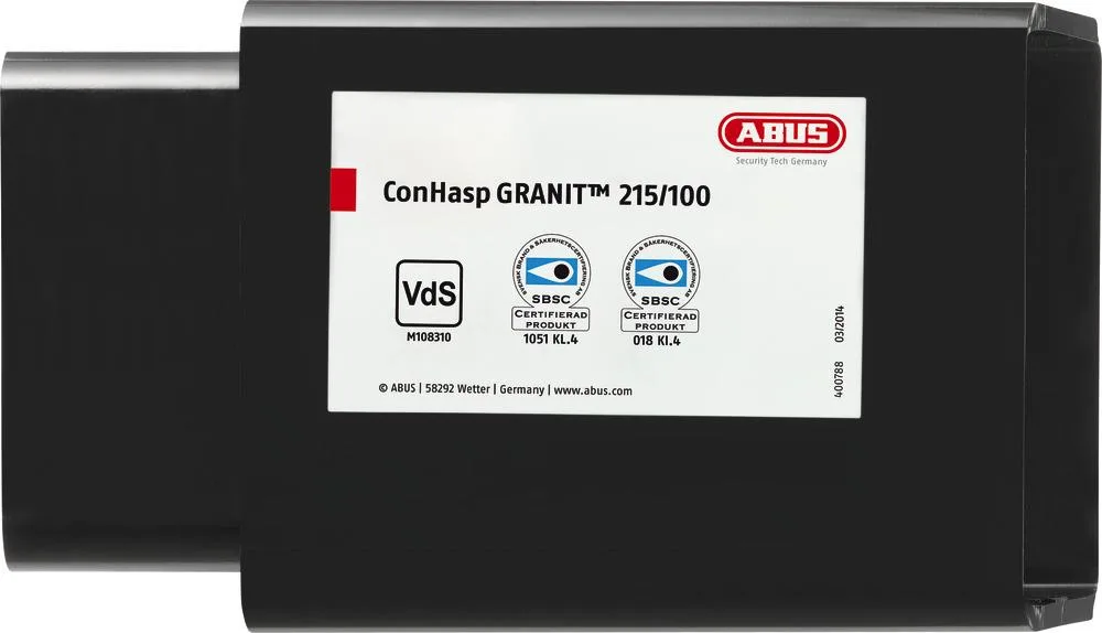 ABUS ConHasp GRANIT 215/100 Containerlås utan hänglås