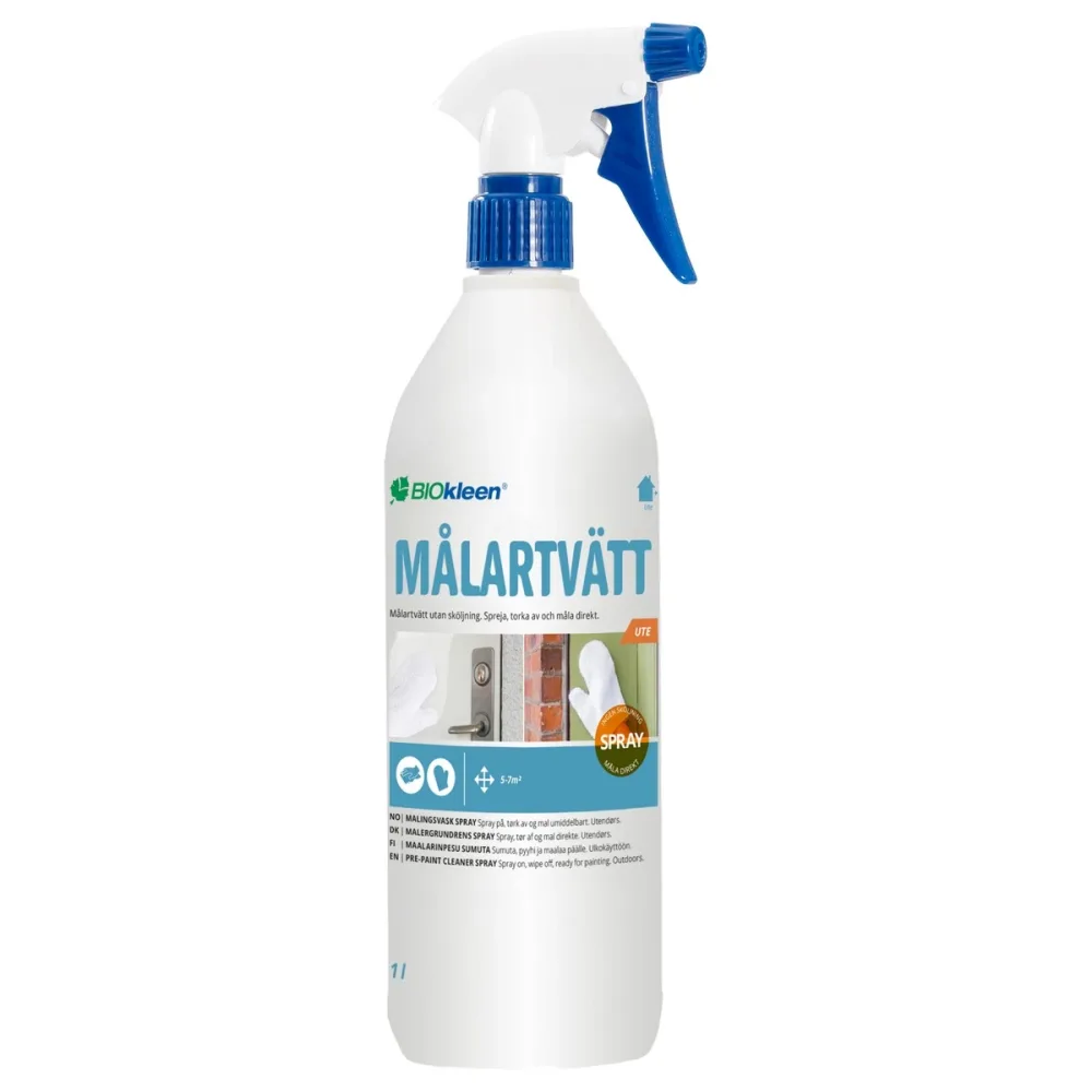 Målartvätt Spray Utomhus 1L från Biokleen | Stuvbutiken - Bild 2