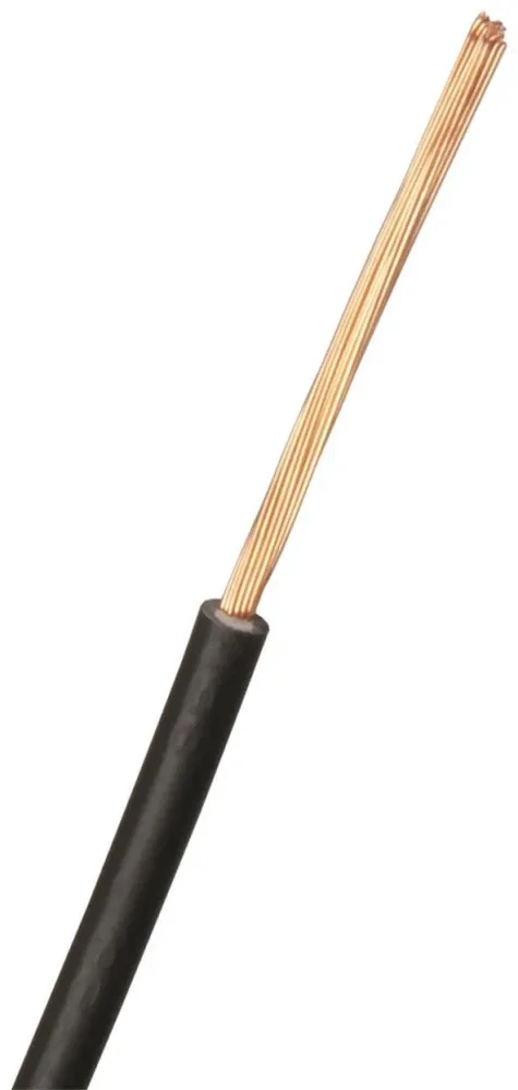Nexans 11018046-001 Kopplingskabel RK 90°C (H05V2-K) RK 0.5, svart, bobin 200 m - Bild 2