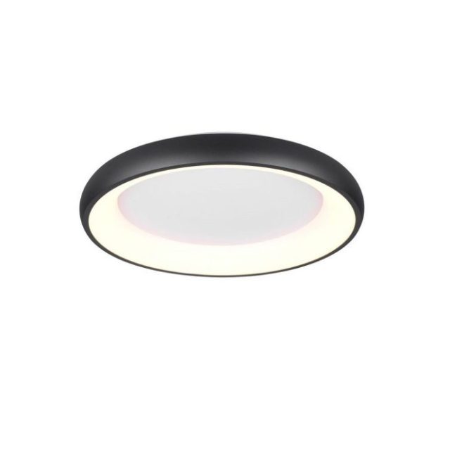 Taklampa TRIO Cardona 62 cm, Mattsvart