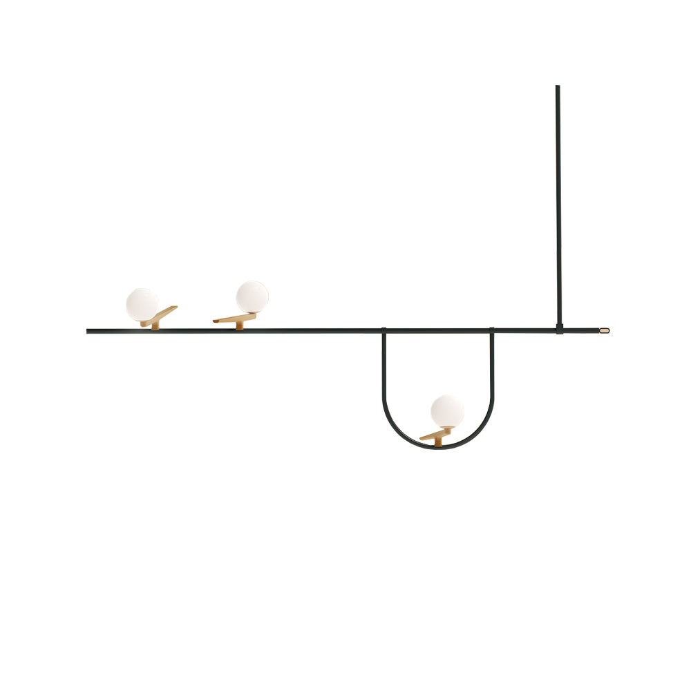 Yanzi S1 taklampa, Black-brass