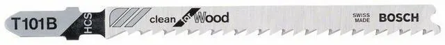 Bosch Clean for Wood T101B Sticksågsblad 100mm 3-pack - Bild 2