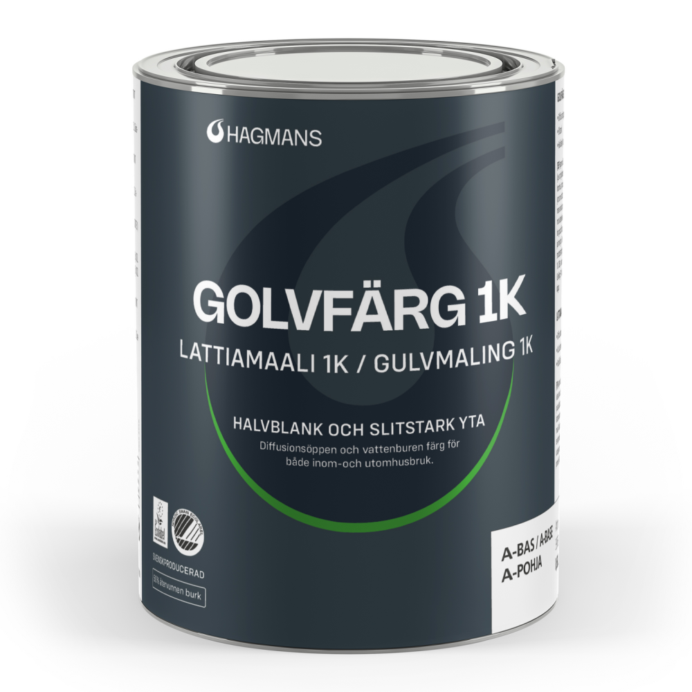 GOLVFÄRG HAGMANS 1K UNIVESABAS A 0,68L