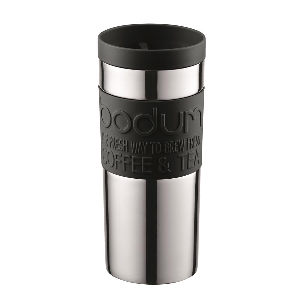 Bodum Travel Mug krom liten, svart