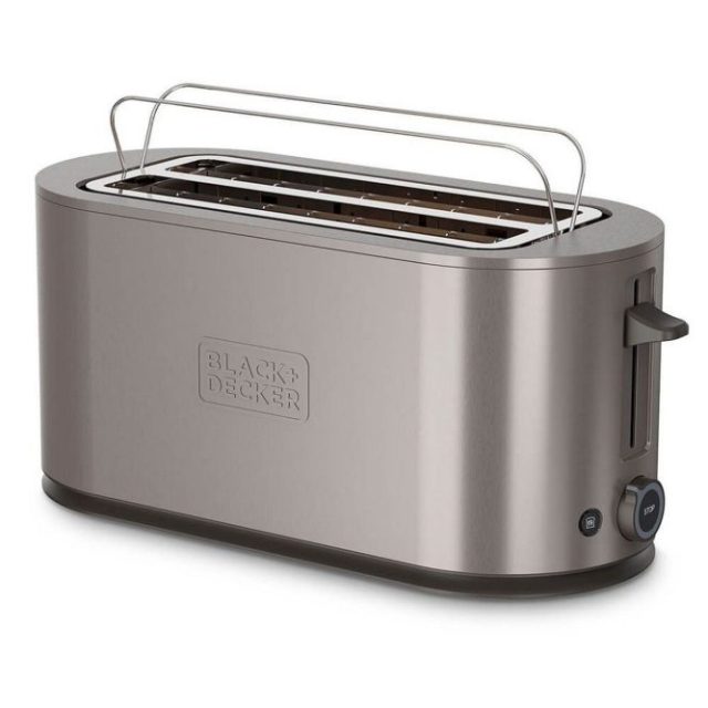 Brödrost Black+Decker 2 Fack Rostfritt Stål