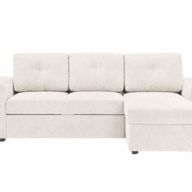 Leia 3-sits vändbar Bäddsoffa med divan och förvaring