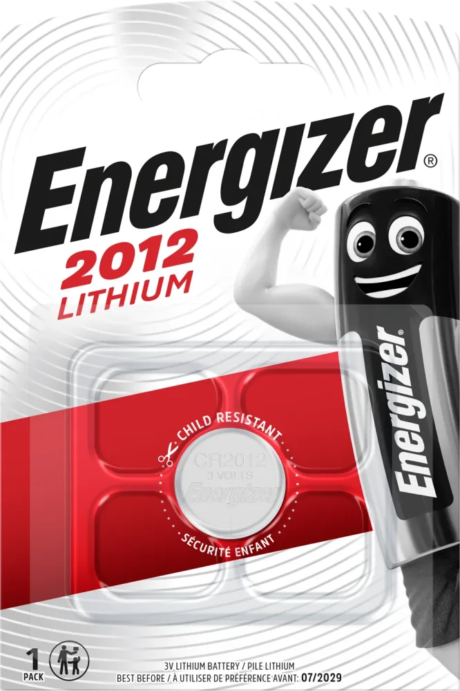 Energizer Lithium Knappcellsbatteri CR2012, 3 V