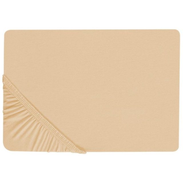 Dra-på-lakan Janbu Sandbeige, 140x200 cm