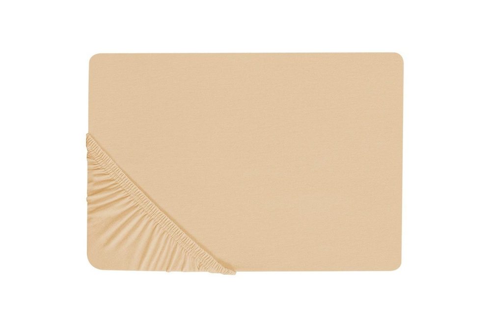 Dra-på-lakan Janbu Sandbeige, 140x200 cm
