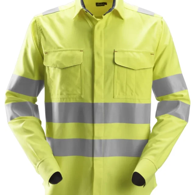 Snickers Workwear 8562 ProtecWork Skjorta varsel, gul L