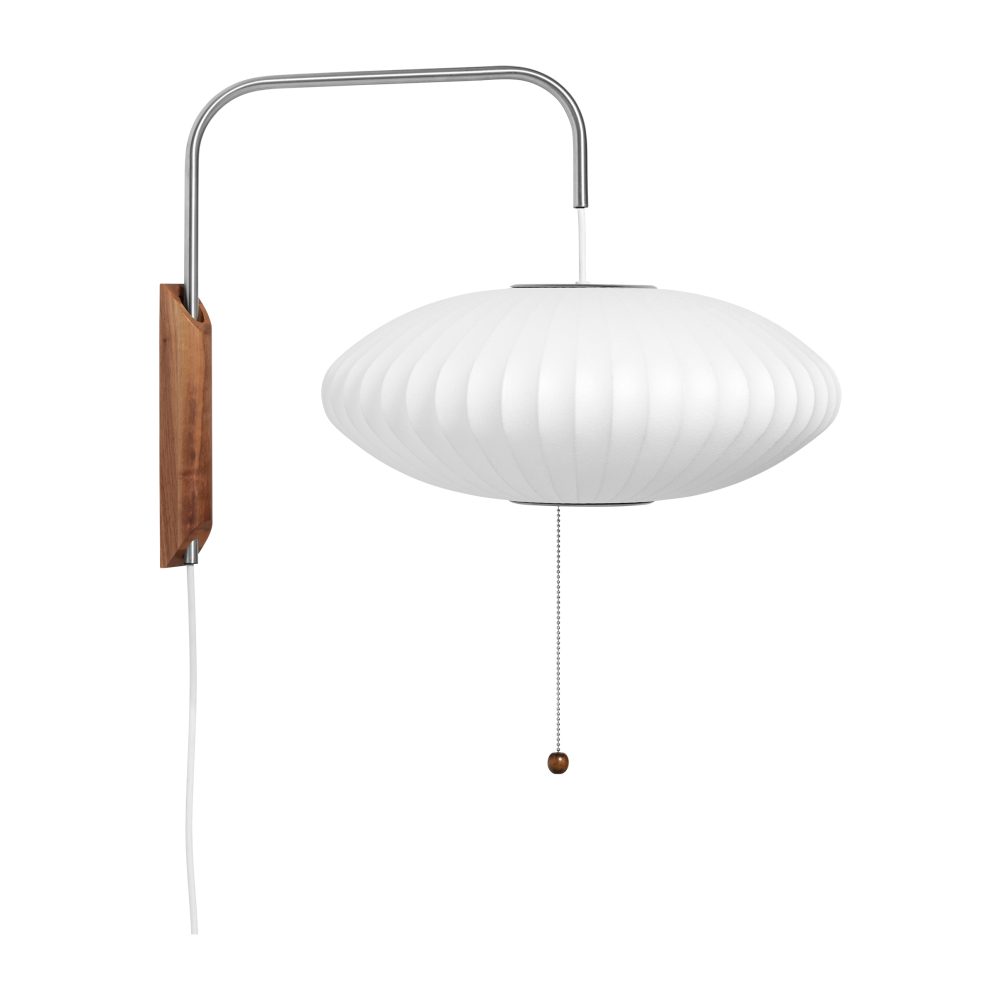 Nelson Bubble Saucer vägglampa, Off white