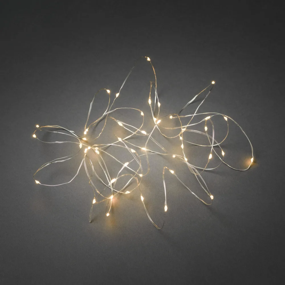 Konstsmide 6587-879 Ljusslinga micro-LED, app, silverfärgad kabel 9.9 m - Bild 2