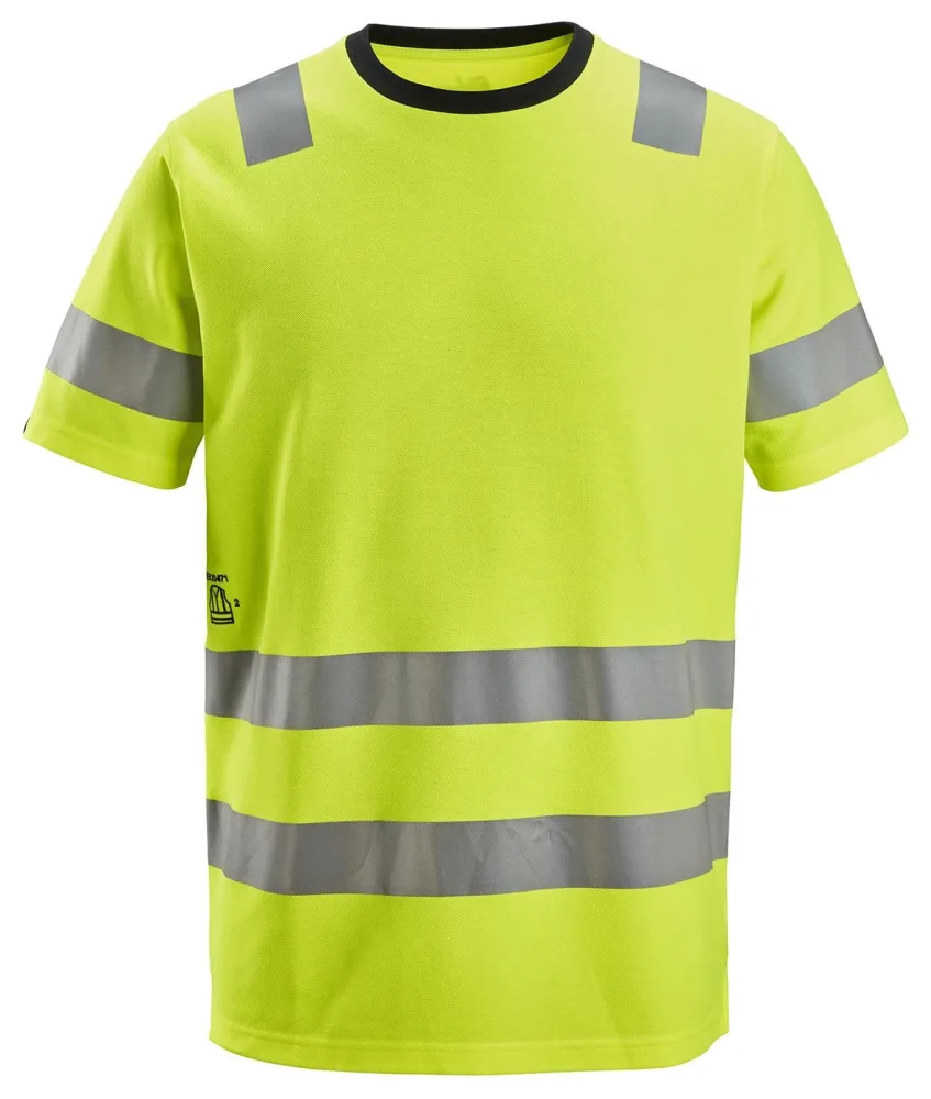 Snickers Workwear 2536 T-shirt gul, varsel L