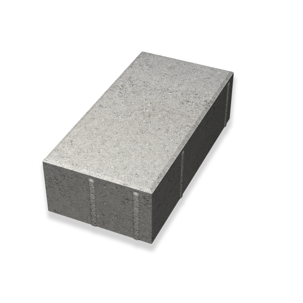 PLATTA BENDERS SLÄT GRÅ 350X175X100MM, TRÄDGÅRDSPLATTA SIENA