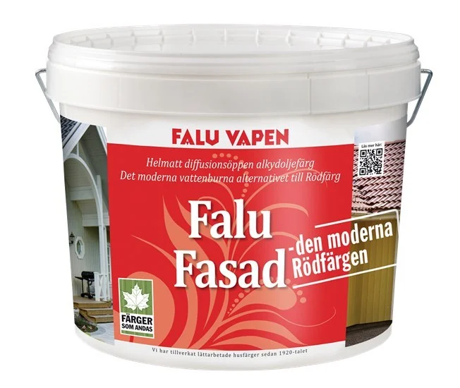 Falu Vapen Fasadfärg Ljusgrå 10L