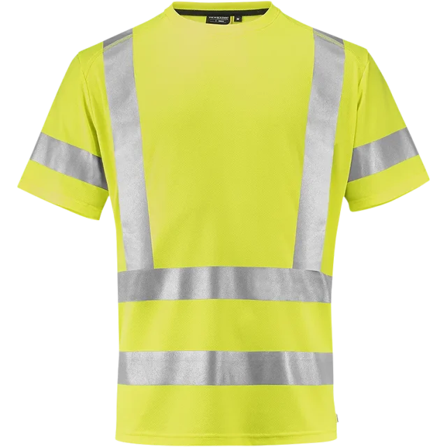Texstar TS23 T-shirt gul, varsel 4XL