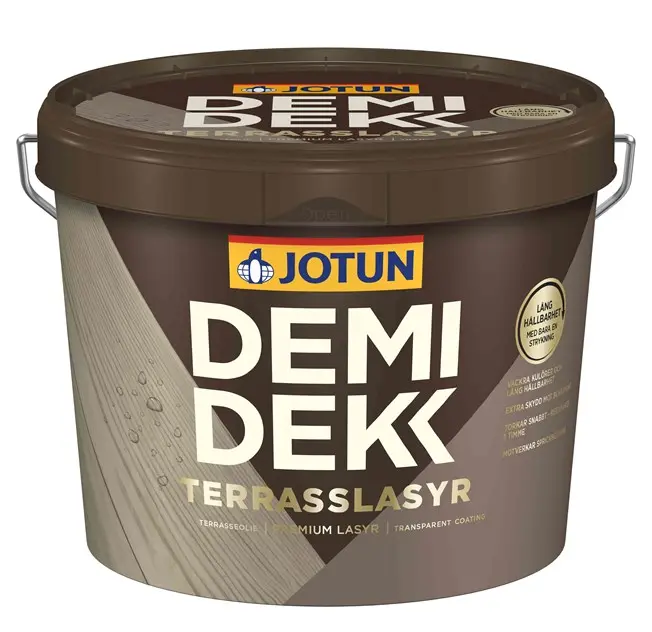 Honungsgul 9053 - Demidekk Terrasslasyr 10 liter