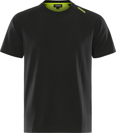 T-SHIRT 7553 GTME HEAVY STRETC SVART/GUL STL XS