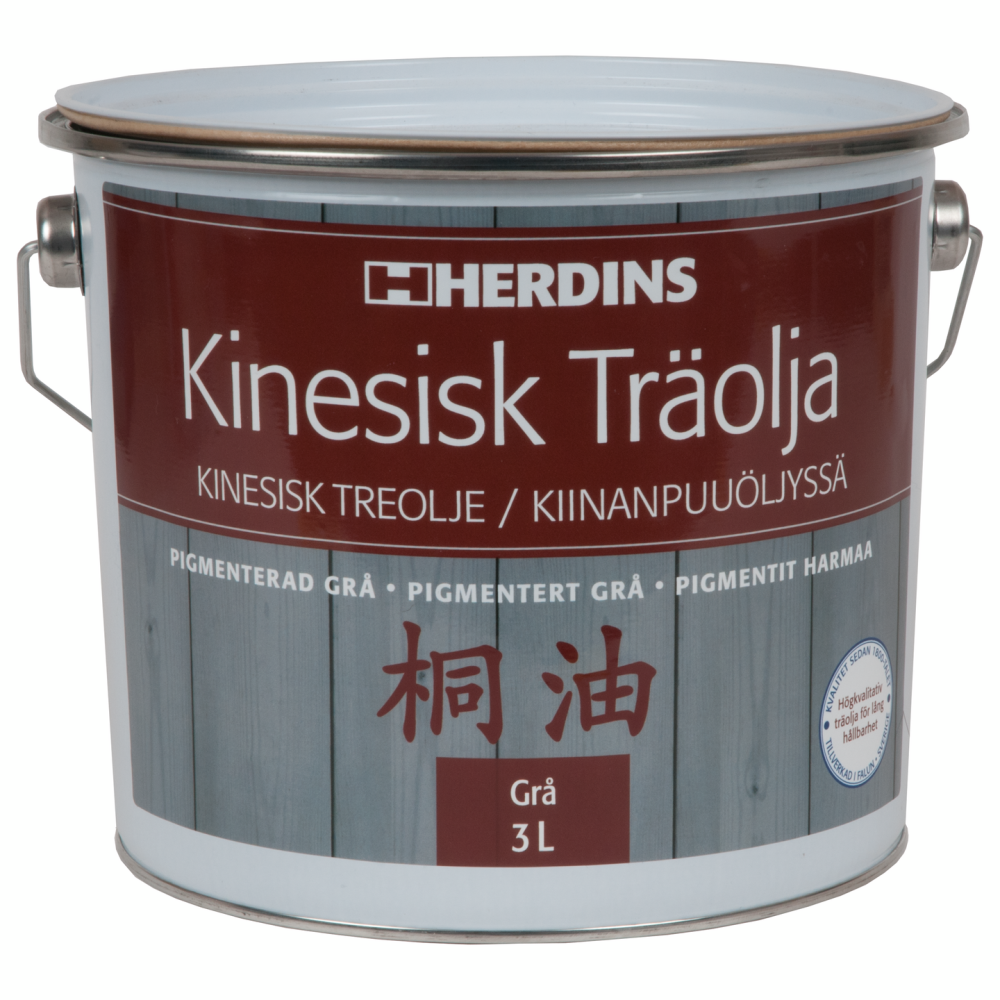 TRÄOLJA KINESISK GRÅ 3L