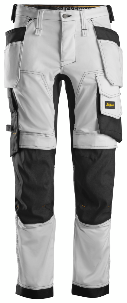 BYXA SNICKERS WORKWEAR 6241 STRETCH VIT 100, HF AW