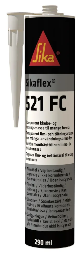 Sika Flex-521 FC Fogmassa 290 ml Vit