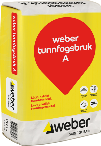 TUNNFOGSBRUK WEBER M10 20KG