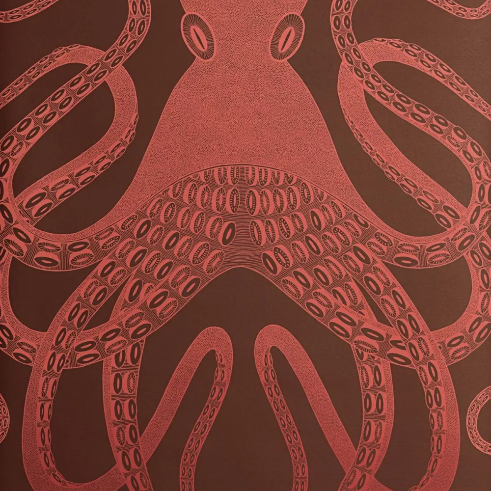 Florin Octopus Misp1396 Röd Tapet - Midbec | Stuvbutiken - Bild 2