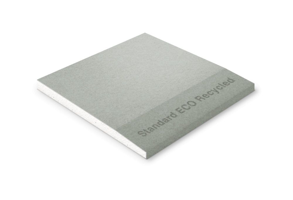 GIPSSKIVA NORGIPS STD ECO RECYCLED, ML D-PLAST 12,5X900X2500MM