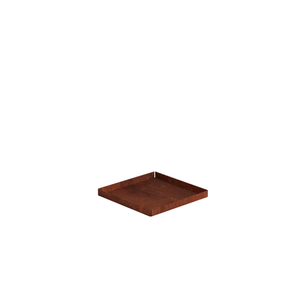 Jabo Odla 44681 Bottenplatta för blomkruka Odla, 25x25 cm, corten