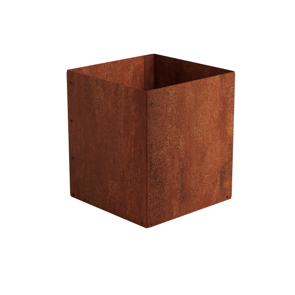 BLOMKRUKA ODLA CORTEN 35X35X40CM