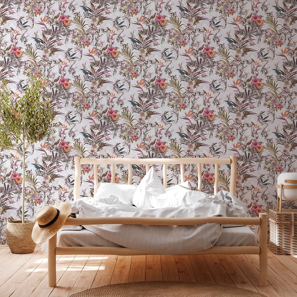 A.S. Création Dream Flowery 38178-7 Tapet Vit/Multi