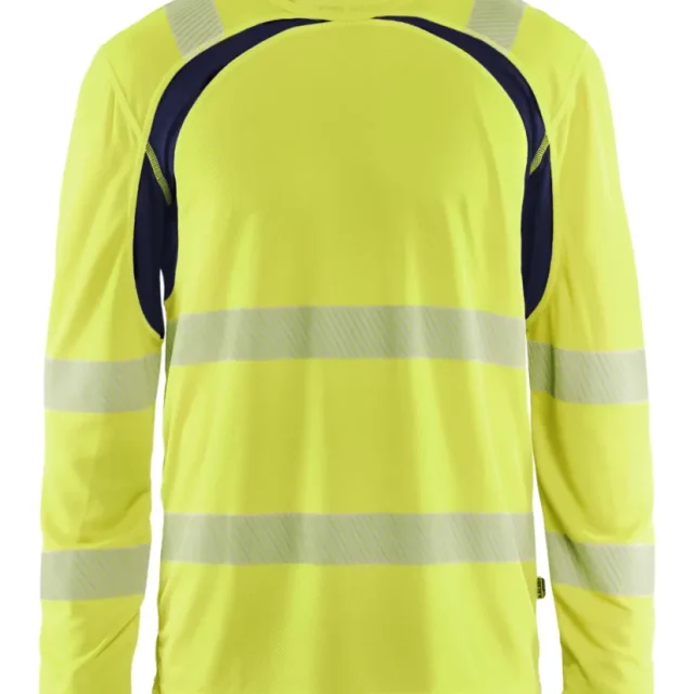 Blåkläder 359910135389XS T-shirt varsel, orange/marinblå Orange/marinblå