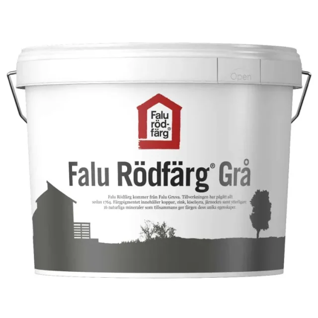 Falu Rödfärg Original Fasadfärg helmatt Röd
