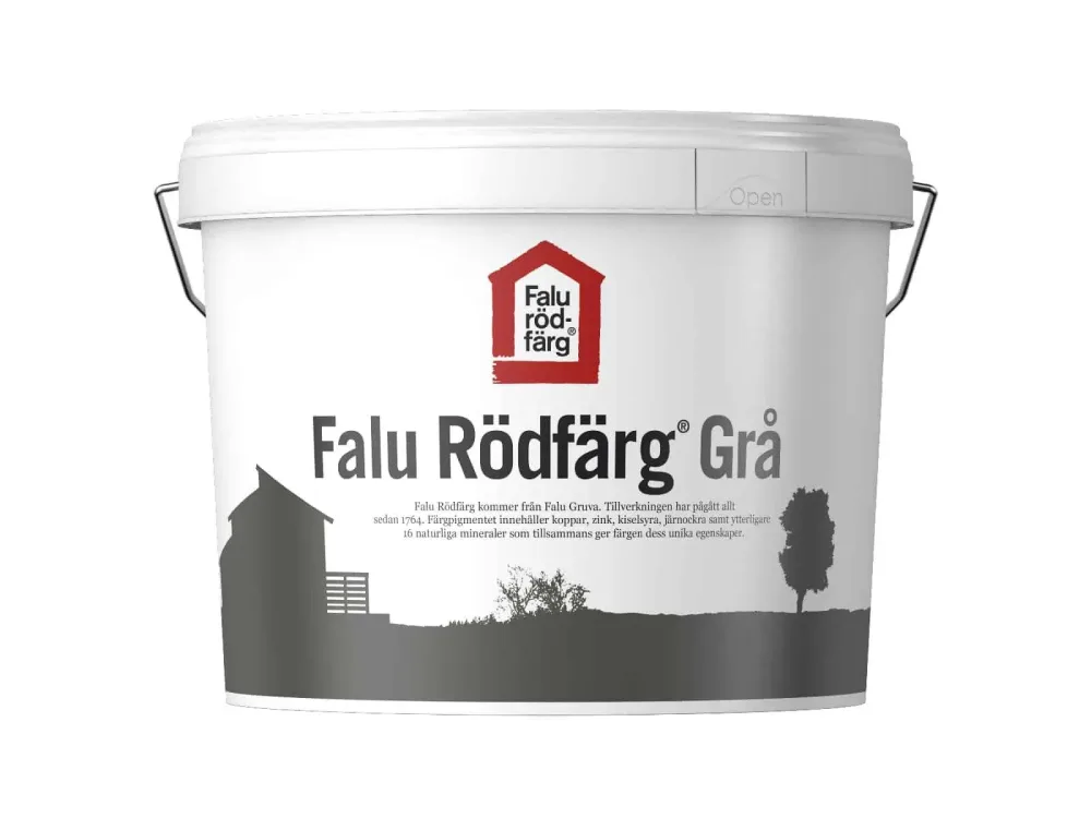 Falu Rödfärg Original Fasadfärg helmatt Röd