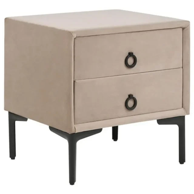 Sängbord Sezanne Beige, grå, svart