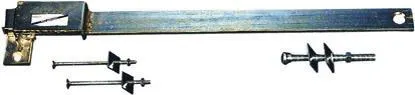 Ryli 8128215 Låsbom 1100 x 60 x 10 mm Vänster