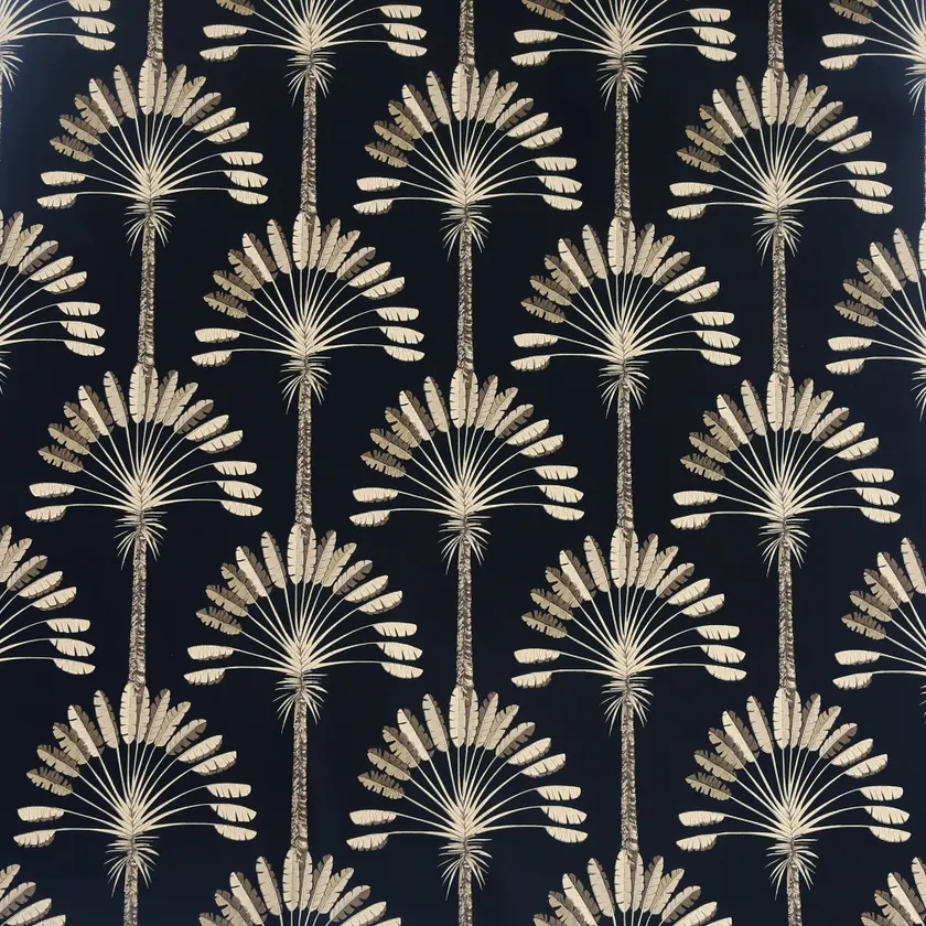Palm Palace Black & Gold