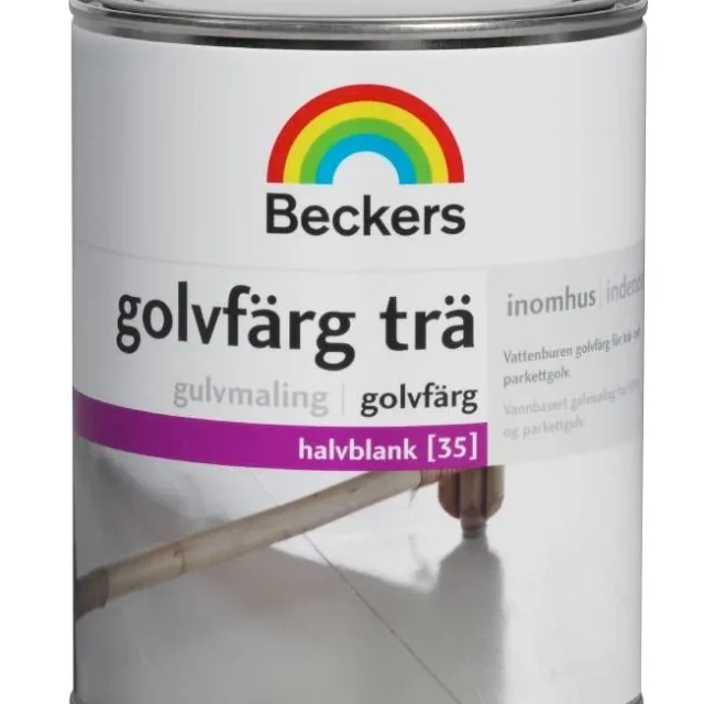 Beckers Trä Golvfärg halvblank Valfri kulör