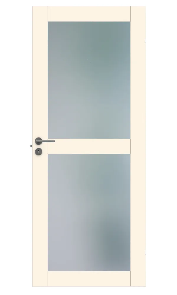 Swedoor Unique GW 02L Innerdörr svart ek 825x1940 mm