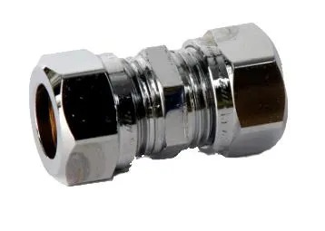 Vatette FG031030020 Klämringskoppling rak, förkromad 10 mm