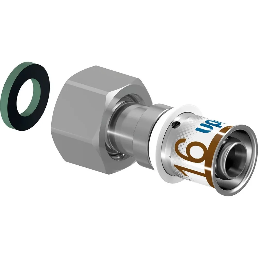 Uponor S Press Plus 1899459 Övergång med löpmutter 32 x 32 mm