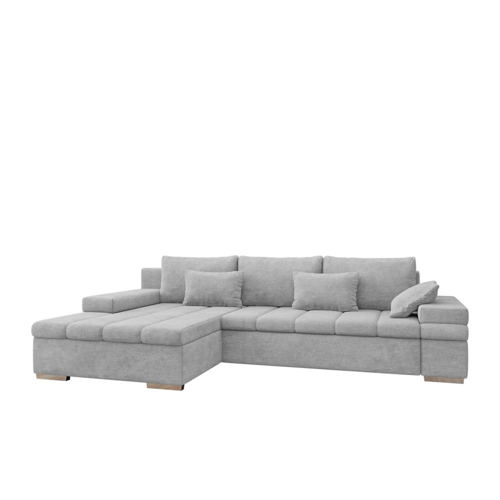 Naoma 4-sits Bäddsoffa divan vänster med förvaring