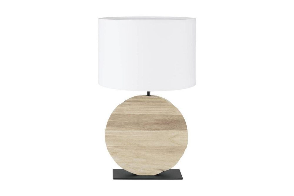 Bordslampa Eglo Contessore Rund Vit/Trä