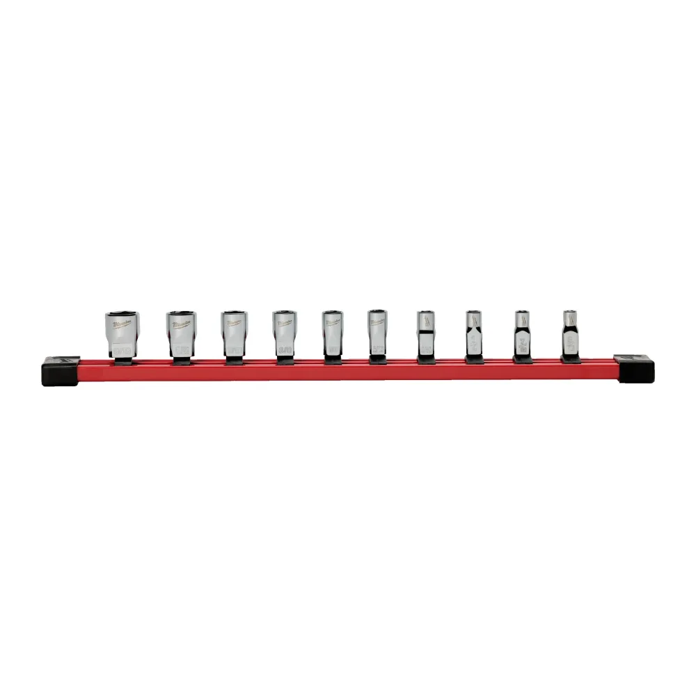 Milwaukee 4932501802 Bitshylssats 1/4", 10 delar